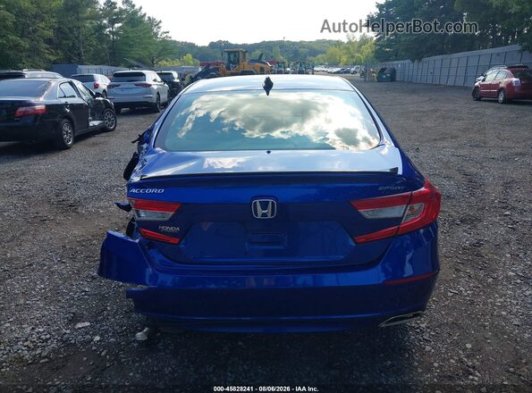 1HGCV1F37MA081067 2021 HONDA ACCORD Blue 