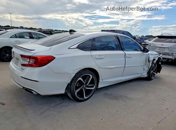 1HGCV1F37MA089007 2021 HONDA ACCORD White Rear right