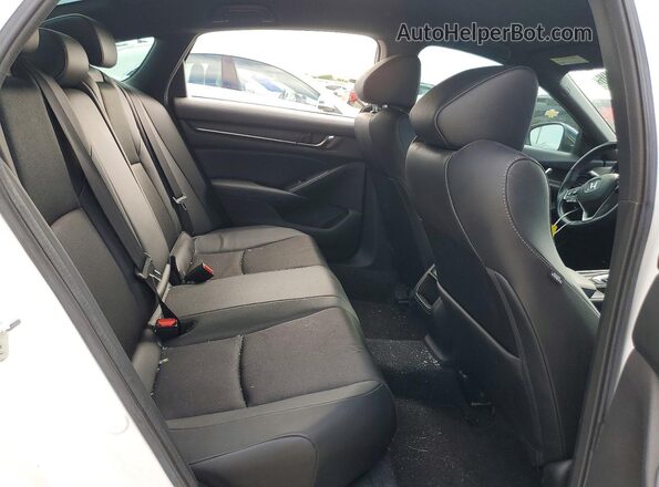 1HGCV1F37MA089007 2021 HONDA ACCORD White Rear seats view