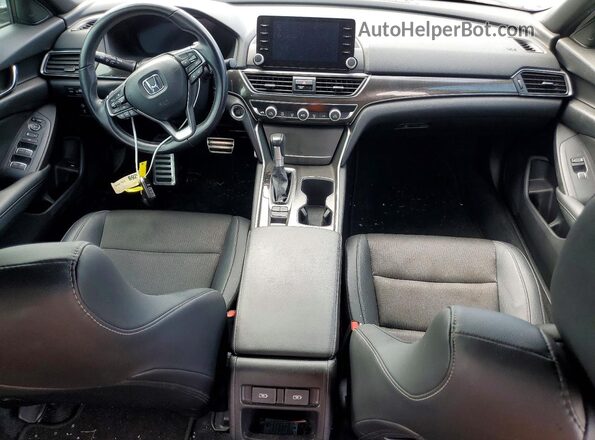 1HGCV1F37MA089007 2021 HONDA ACCORD White Dashboard view