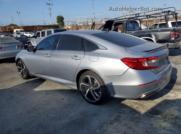 1HGCV1F37MA123284 2021 HONDA ACCORD Silver Tył lewy