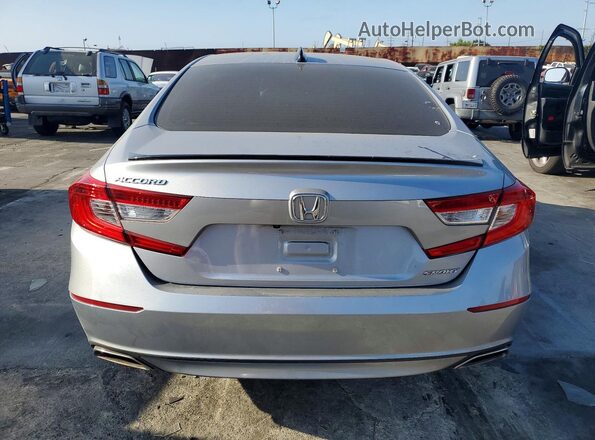 1HGCV1F37MA123284 2021 HONDA ACCORD Silver Widok z tyłu
