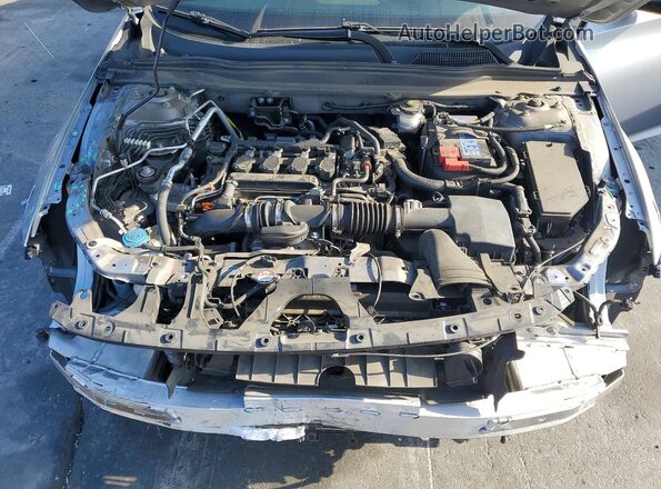 1HGCV1F37MA123284 2021 HONDA ACCORD Silver Widok wnętrza z tyłu
