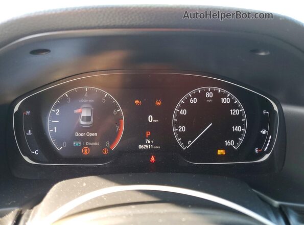 1HGCV1F37MA123284 2021 HONDA ACCORD Silver Widok zestawu wskaźników