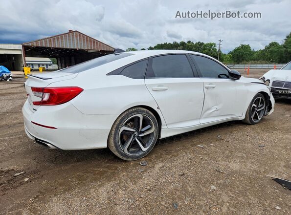 1HGCV1F37MA123690 2021 HONDA ACCORD White Trasero derecho
