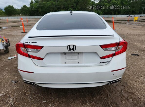 1HGCV1F37MA123690 2021 HONDA ACCORD White Vista trasera