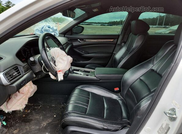1HGCV1F37MA123690 2021 HONDA ACCORD White Vista interior delantera