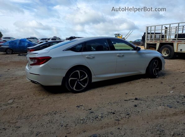 1HGCV1F37MA124435 2021 HONDA ACCORD White Trasero derecho