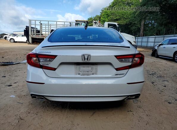 1HGCV1F37MA124435 2021 HONDA ACCORD White Vista trasera