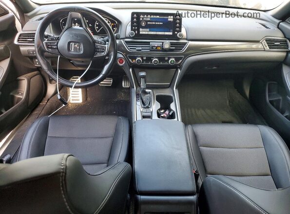 1HGCV1F37MA124435 2021 HONDA ACCORD White Vista del salpicadero