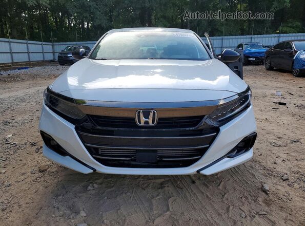 1HGCV1F37MA124435 2021 HONDA ACCORD White Vista frontal
