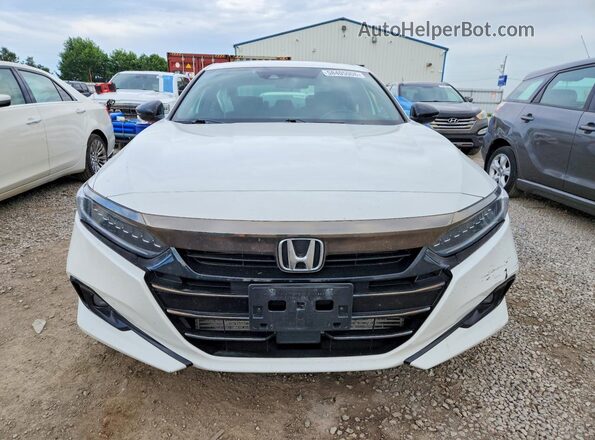 1HGCV1F37MA803301 2021 HONDA ACCORD White Vista frontal