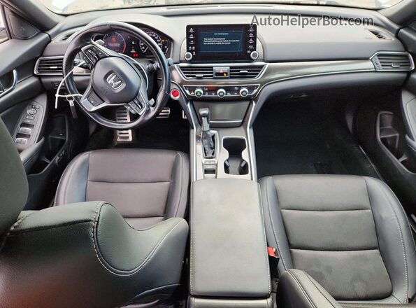 1HGCV1F37MA803301 2021 HONDA ACCORD White Vista del salpicadero