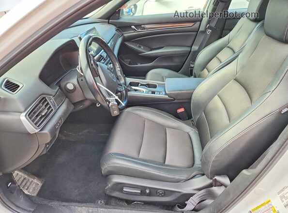 1HGCV1F37MA803301 2021 HONDA ACCORD White Vista interior delantera