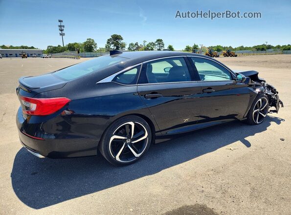 1HGCV1F37NA000635 2022 HONDA ACCORD Black Rear right