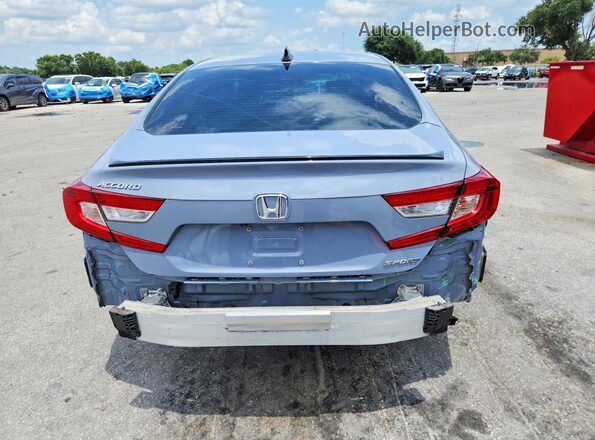 1HGCV1F37NA021422 2022 HONDA ACCORD Серый Вид сзади