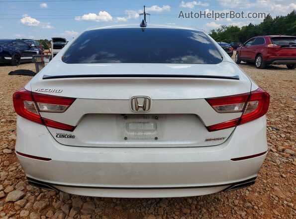 1HGCV1F37NA031609 2022 HONDA ACCORD Белый Вид сзади