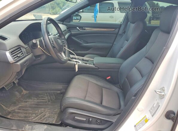 1HGCV1F37NA031609 2022 HONDA ACCORD Белый Вид салона спереди