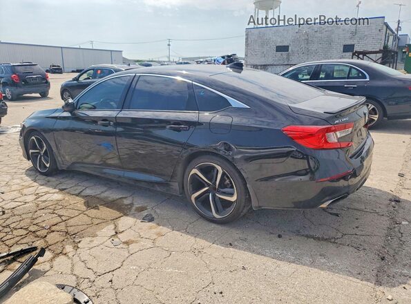 1HGCV1F37NA032355 2022 HONDA ACCORD Black Rear left