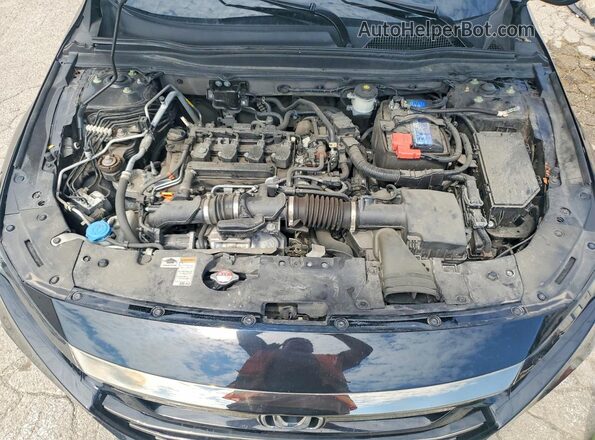 1HGCV1F37NA032355 2022 HONDA ACCORD Black Rear interior view