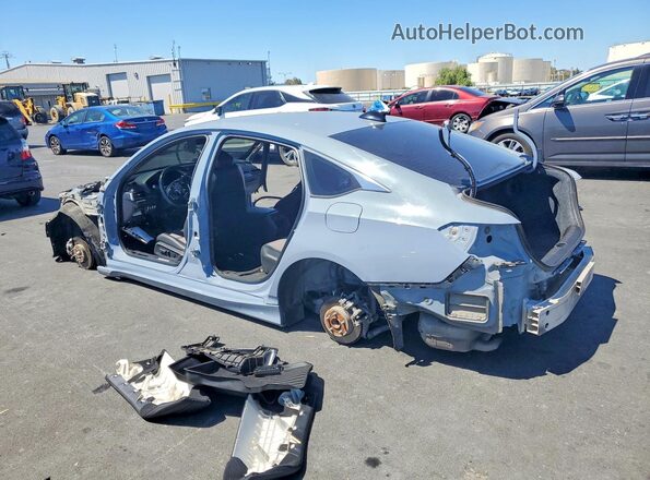 1HGCV1F37NA054369 2022 HONDA ACCORD Gray Задня ліва чверть
