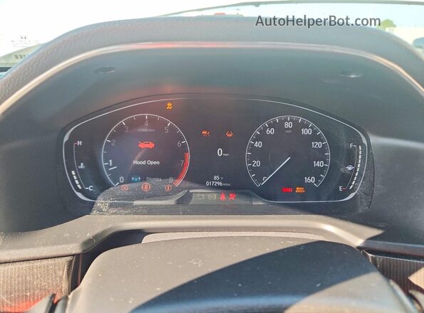 1HGCV1F37NA065596 2022 HONDA ACCORD White ხელსაწყოთა პანელის ხედი