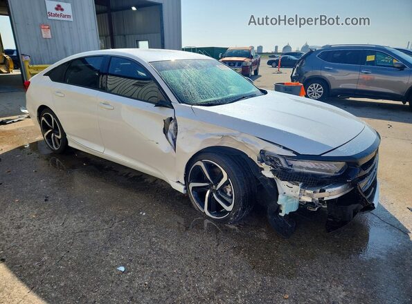 1HGCV1F37NA065596 2022 HONDA ACCORD White წინა მარჯვენა