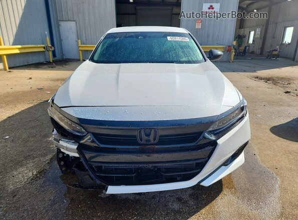 1HGCV1F37NA065596 2022 HONDA ACCORD White წინა ხედი