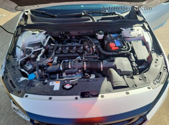 1HGCV1F37NA065596 2022 HONDA ACCORD White უკანა სალონის ხედი