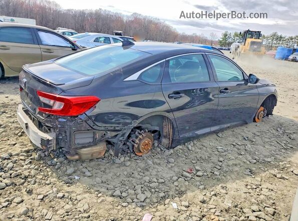 1HGCV1F37NA095696 2022 HONDA ACCORD Black უკანა მარჯვენა