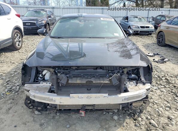 1HGCV1F37NA095696 2022 HONDA ACCORD Black წინა ხედი