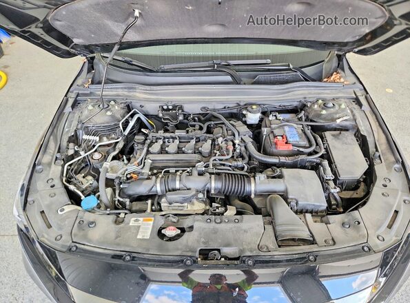 1HGCV1F37NA103229 2022 HONDA ACCORD Black Rear interior view
