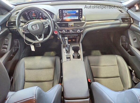1HGCV1F37NA103229 2022 HONDA ACCORD Black Dashboard view