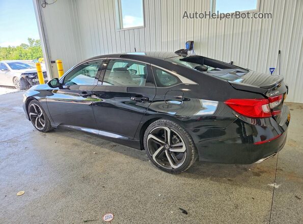 1HGCV1F37NA103229 2022 HONDA ACCORD Black Rear left