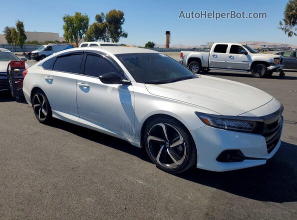 1HGCV1F37NA111007 2022 HONDA ACCORD White Przód prawy
