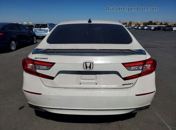1HGCV1F37NA111007 2022 HONDA ACCORD White Widok z tyłu