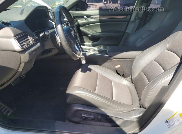 1HGCV1F37NA111007 2022 HONDA ACCORD White Widok wnętrza z przodu
