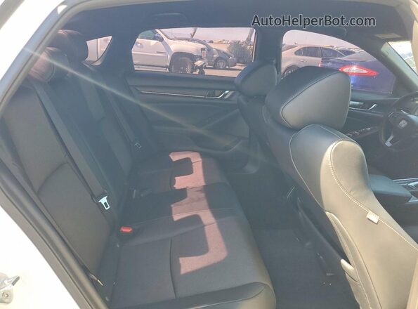 1HGCV1F37NA111007 2022 HONDA ACCORD White Widok tylnych siedzeń