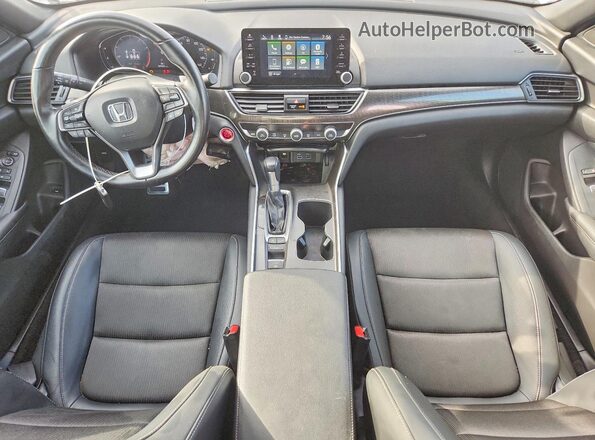 1HGCV1F37NA124176 2022 HONDA ACCORD White წინა პანელის ხედი