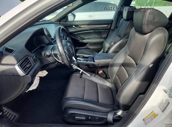 1HGCV1F37NA124176 2022 HONDA ACCORD White წინა სალონის ხედი