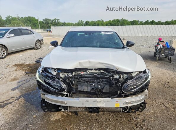 1HGCV1F37NA124176 2022 HONDA ACCORD White წინა ხედი
