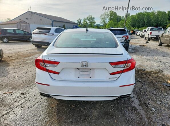 1HGCV1F37NA124176 2022 HONDA ACCORD White უკანა ხედი