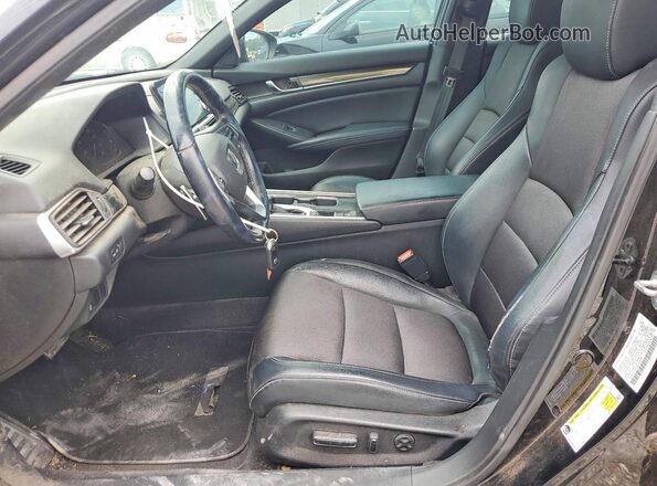 1HGCV1F38JA020497 2018 HONDA ACCORD Black სალონის 360-გრადუსიანი ხედი