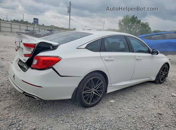 1HGCV1F38JA038577 2018 HONDA ACCORD White Trasero derecho