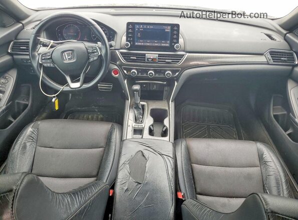 1HGCV1F38JA038577 2018 HONDA ACCORD White Vista del salpicadero