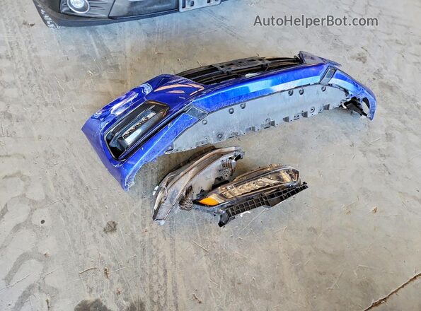 1HGCV1F38JA152191 2018 HONDA ACCORD Синий Вид подкапотного пространства