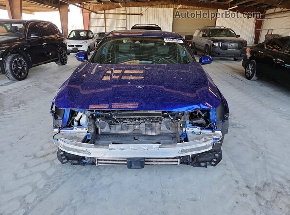 1HGCV1F38JA152191 2018 HONDA ACCORD Синий Вид спереди
