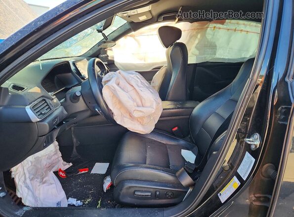 1HGCV1F38JA166513 2018 HONDA ACCORD Black Vista interior delantera