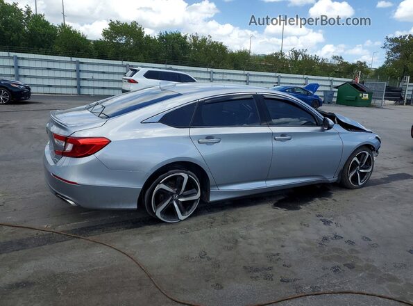 1HGCV1F38JA248287 2018 HONDA ACCORD Gray Tył prawy