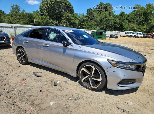 1HGCV1F38JA251271 2018 HONDA ACCORD Silver Front interior view